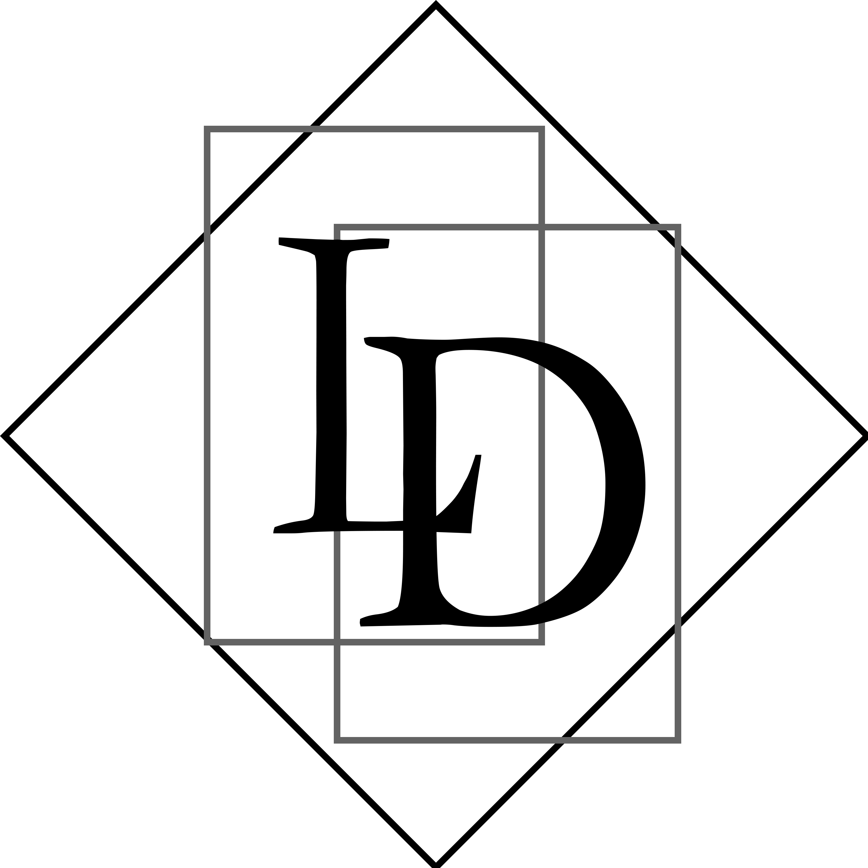 Our default thumbnail, the Logical Developments logo in black on white. The Logical Developments logo which is a diamond with the letters L and D inside of it. The letters are offset from each other vertically while also overlapping horizontally. The each sit inside of their own rectangle.